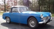 mg midget classic car hire